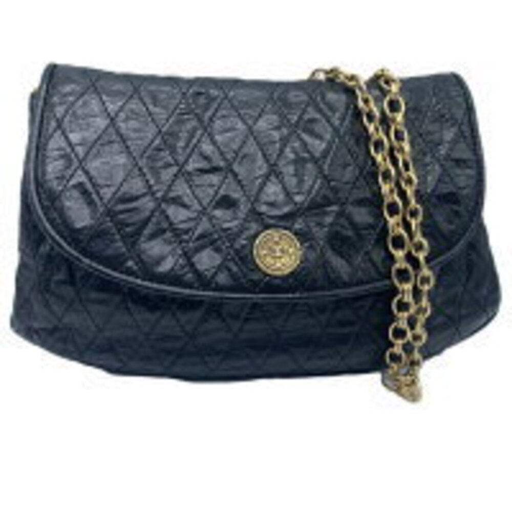 Chanel Half Moon Lambskin Chain Shoulder Bag